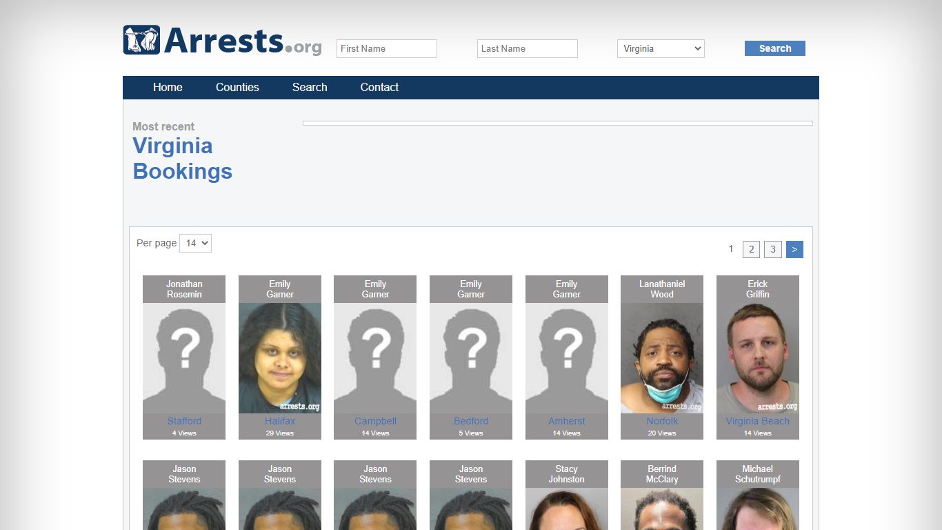 Virginia Arrests and Inmate Search